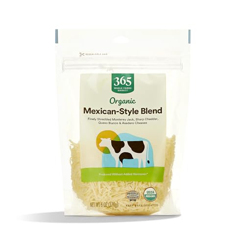 365 by Whole Foods Market, Blend Mexican Fancy Shredded Organic, 6 Ounce - Click to Buy