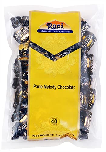 Rani Parle Melody Chocolate 7oz (200g) Individually Wrapped ~ Indian Tasty Treats | Vegan | Gluten Friendly | NON-GMO | Indian Origin
