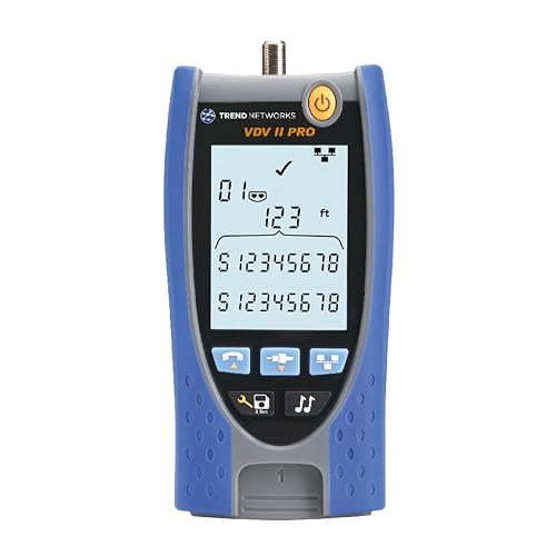 TREND Networks | R158005 | VDV II Pro | Cloud Connected | Voice, Data and Video Cable Verifier | Copper Cable Tester | Advanced Wiremap & Troubleshooting Tool - Click to Buy