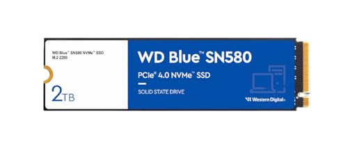 Western Digital 2TB WD Blue SN580 NVMe Internal Solid State Drive SSD - Gen4 x4 PCIe 16Gb/s, M.2 2280, Up to 4,150 MB/s - WDS200T3B0E - Click to Buy