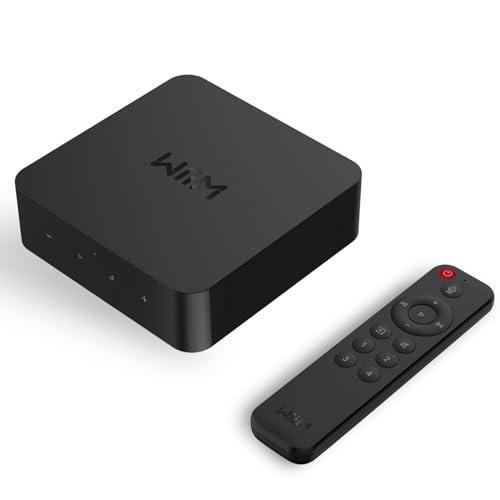WiiM Pro Plus AirPlay 2 Receiver, Google Cast Audio, Multiroom Streamer with Premium AKM DAC, Voice Remote, Works with Alexa/Siri/Google, Stream Hi-Res Audio from Spotify, Amazon Music, Tidal and More - Click to Buy