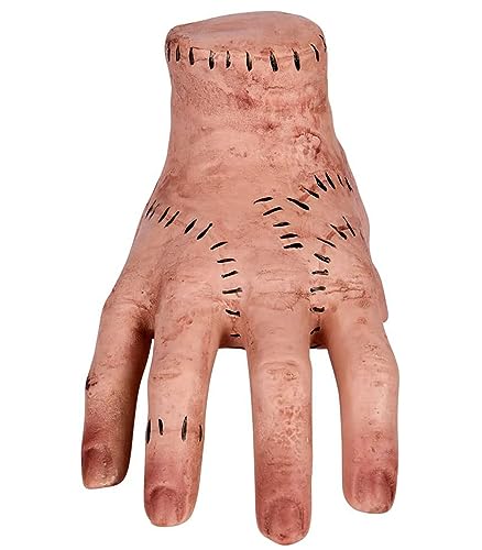 Halloween Decoration, Addams Family Decorations, Thing Hand Halloween Decor, Cosplay Costume Party Fake Hand Scary Props Supplies, Halloween Easter Birthday Gifts for My Daughter - Click to Buy