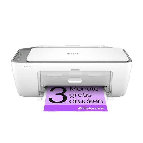HP DeskJet 2820e Multifunktionsdrucker, 3 Monate gratis drucken mit HP Instant Ink inklusive, Drucker, Scanner, Kopierer, WLAN - Click to Buy