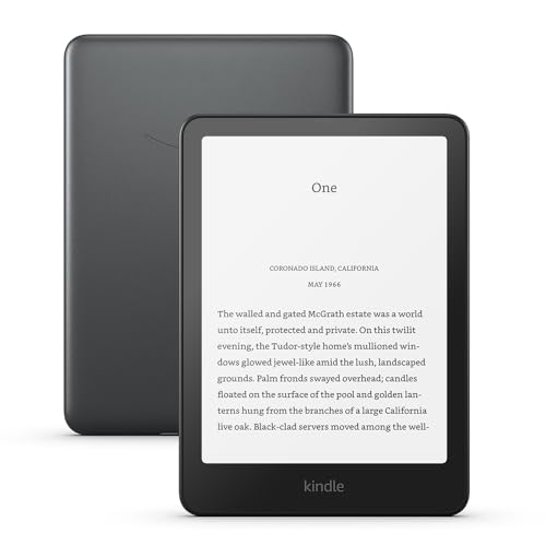 Amazon Kindle Paperwhite Signature Edition (32 GB) – Our fastest Kindle with an auto-adjusting front light, wireless charging and weeks of battery life – Metallic Black