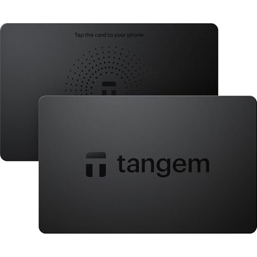 TANGEM Wallet Pack of 2 - Secure Crypto Wallet - Trusted Cold Storage for Bitcoin, Ethereum, NFT's & More Coins - 100% Offline Hardware Wallet