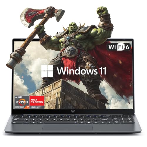 ACEMAGIC Laptop Computer AMD Ryzen 7 5700U Windows Laptop 16.1-in IPS 16GB DDR4 512GB NVMe SSD Backlit & Numeric Input WiFi 6 HDMI Type-C USB-3.2 Webcam 3.5mm Audio Office Laptops Home Laptops - Click to Buy