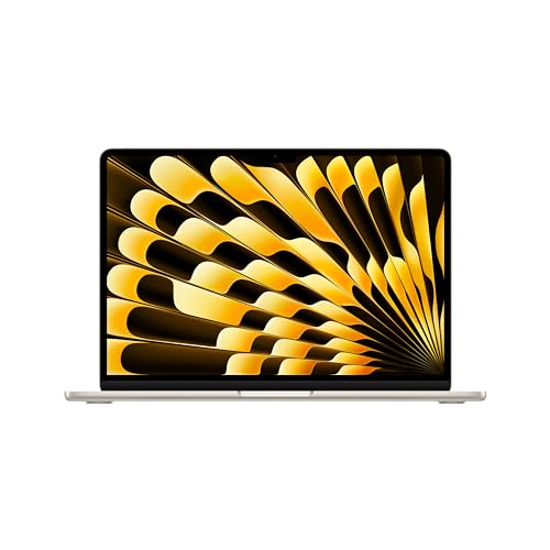 Apple 2024 MacBook Air 13-inch Laptop with M3 chip: Built for Apple Intelligence, 13.6-inch Liquid Retina Display, 16GB Unified Memory, 512GB SSD Storage, Backlit Keyboard, Touch ID; Starlight - Click to Buy