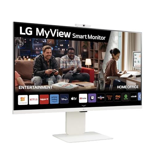 LG MyView Smart Monitor 32SR85U-W.AEU All-in-One 32, IPS Panel FHD Auflösung (3840x2160), 5ms GtG 60Hz, HDR 10, DCI-P3 95% (CIE1976), neigbar, höhenverstellbar