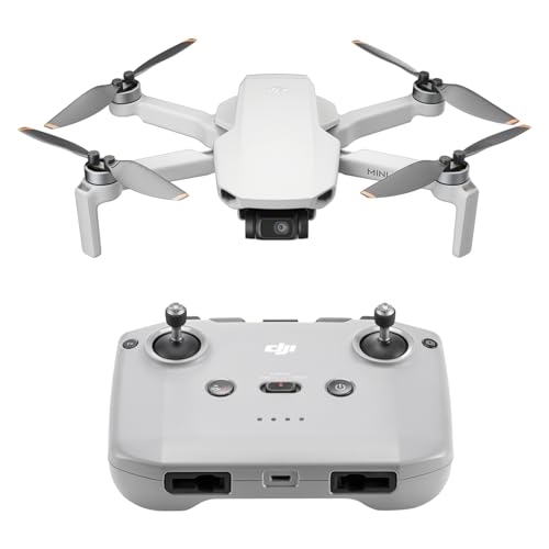 DJI Mini 4K, Drone with 4K UHD Camera for Adults, Under 249 g, 3-Axis Gimbal Stabilization, 10km Video Transmission, Auto Return, Wind Resistance, 1 Battery for 31-Min Max Flight Time - Click to Buy