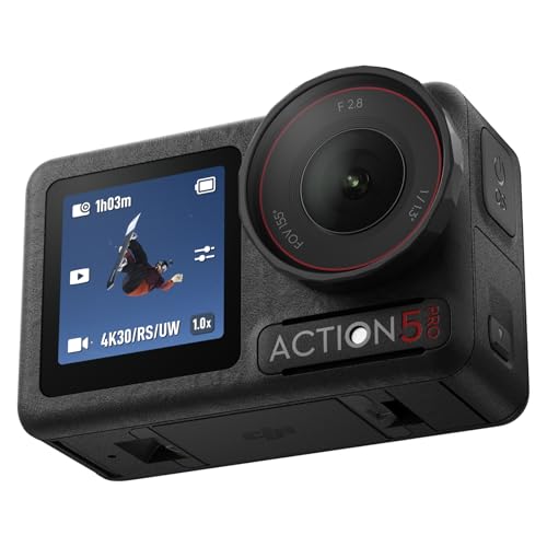 DJI Osmo Action 5 Pro Standard Combo, Waterproof Camera with 1/1.3" Sensor, 4K/120fps Video, Subject Tracking, Stabilization, Dual OLED Touchscreens, Action Camera 4K Ideal for Sports, Vlog - Click to Buy