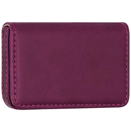 AI-DEE RFID Blocking Wallet - Minimalist Leather Business Credit Card Holder (PW-Wine Red) - Click to Buy