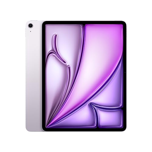 Apple iPad Air 13-inch (M2): Liquid Retina Display, 128 GB, Landscape 12MP Front Camera/12MP Back Camera, Wi-Fi 6E, Touch ID — Purple - Click to Buy