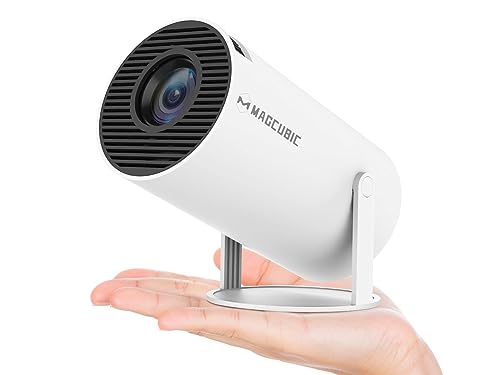 Magcubic Projector 4K with WiFi and Bluetooth, Mini Portable Proyector with Auto Keystone, Outdoor Movie for Bedroom, 200 ANSI, 180 Degree Rotation, Built-in Apps Android 11.0 OS - Click to Buy