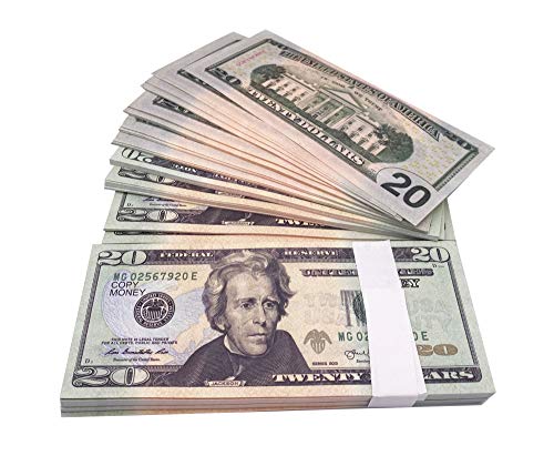 Ficheny Prop Money Copy Play Money 100 PCS for Music Videos,Kids Learning Toys and Birthday Party - Click to Buy