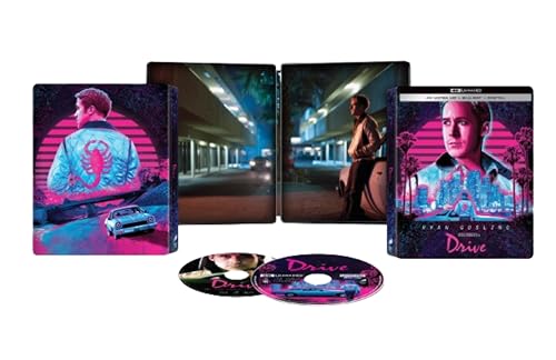 Drive 4K Ultra HD SteelBook - 4K Ultra HD + Blu-ray + Digital - Click to Buy