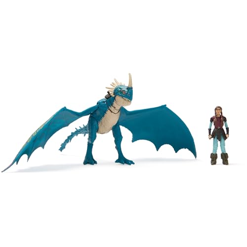 Dreamworks Dragons, How to Train Your Dragon, Deadly Nadder & Astrid, Viking Duo Action Figures, Kids Toys for Boys Ages 4 and up - Click to Buy