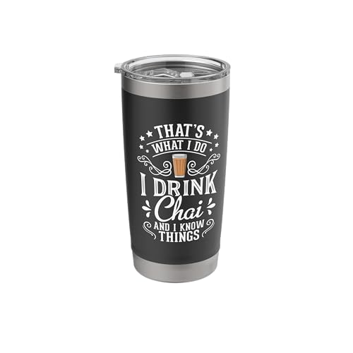 I Drink Chai Punjabi Indian Funny Punjab Stainless Steel Insulated Tumbler - Click to Buy