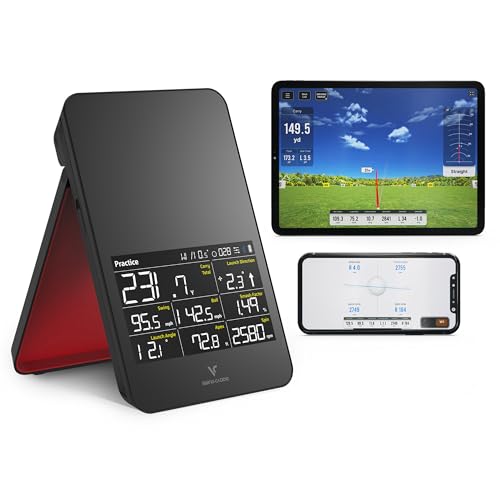 Voice Caddie Unisex Sc4 Pro & Golf Simulator And Launch Monitor, Black - Click to Buy
