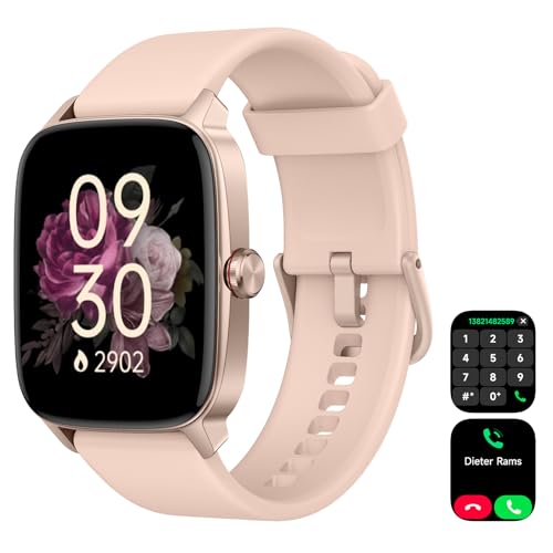 Smart Watch for Men Women, IP68 Waterproof, Bluetooth Calling, Fitness Tracker, Sleep Monitoring, 1.85'' DIY Dial, AI Built-in, 100+ Sports Modes, 7 Days Battery, Compatible with Android & iPhones - Click to Buy