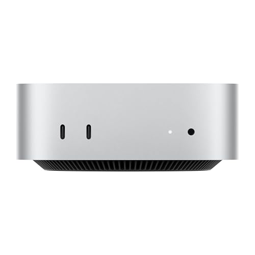 Apple 2024 Mac Mini Desktop Computer with M4 chip with 10‑core CPU and 10‑core GPU: Built for Apple Intelligence, 16GB Unified Memory, 256GB SSD Storage, Gigabit Ethernet. Works with iPhone/iPad - Click to Buy