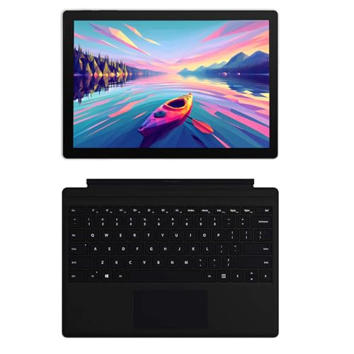 Microsoft Surface Pro 5 Tablet PC, 12.3" Touchscreen (2736 X 1824) Notebook, Intel Core i5-7300U, 8GB DDR4 RAM, 256GB SSD, Backlit Keyboard, Camera, Windows 10 Pro (Renewed)