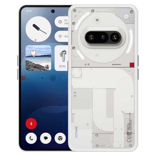 Nothing Phone (3A) 5G (White, 8GB RAM, 256GB Storage) | Snapdragon 7s Gen 3 | 50MP+50MP+8MP Cameras | 32MP Front | 6.77” 120Hz AMOLED | 5000mAh Battery | 50W Fast Charging | Up to 16GB RAM Expansion