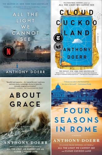 Anthony Doerr Bestselling 4 Books Collection - All the Light We Cannot See, Cloud Cuckoo Land, About Grace, Four Seasons in Rome - Click to Buy