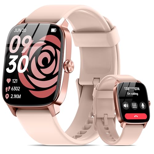 Smart Watch for Men Women Bluetooth Call, 1.85" HD Touch Screen AI Voice Smartwatch, Fitness Tracker with Sleep/Heart Rate Monitor, 100+ Sports Modes, IP68 Waterproof, Compatible with Android & iOS - Click to Buy