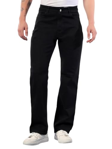 KOTTY Mens Solid Darth Vader Black Coin Pocket Jeans(Black,32)-KTTMENSJEANS329_32