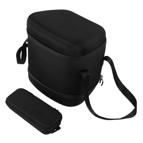 Speaker Bag Travel Carry Case for JBL Partybox Encore2 with Shoulder Strap Speaker Storage Accessories (Black)